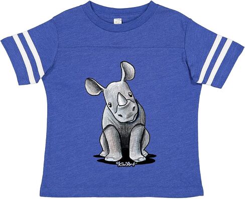 تي شيرت للأطفال الصغار من Inktastic Curious Rhinos - KiniArt in Kuwait