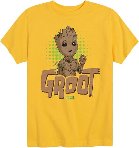 تي شيرت Marvel Guardians of The Galaxy - Baby Groot - بأكمام قصيرة للأطفال والشباب in Kuwait