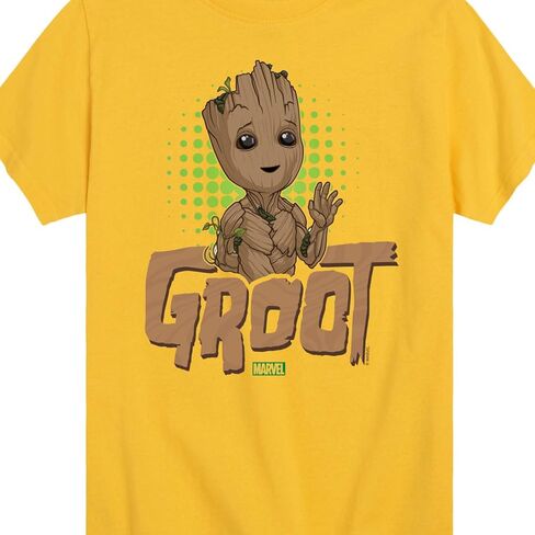 تي شيرت Marvel Guardians of The Galaxy - Baby Groot - بأكمام قصيرة للأطفال والشباب in Kuwait