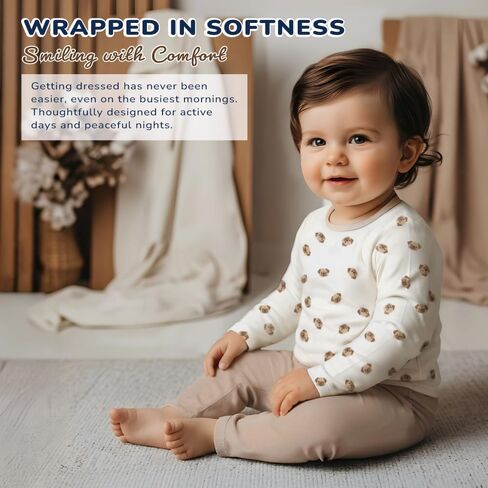 Tommy Bahama Baby 3-Piece 100% Cotton Set - Long Sleeve Shirt, Onesie, and Pants Bundle for Infants and Babies in Saudi Arabia