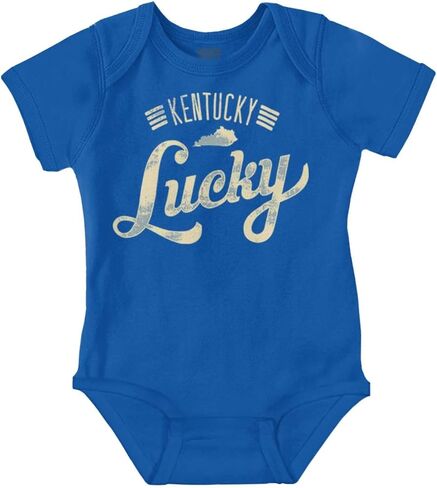Brisco Brands Vintage Kentucky Lucky State Pride Baby Romper Boys or Girls in Saudi Arabia