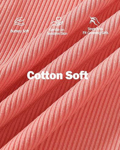 ملابس Jecson للفتيات الصغيرات: مجموعة ملابس قطنية ناعمة وبلوزات بأكمام مكشكشة وسراويل زهرية لطيفة للمنزل في الهواء الطلق 6M-6Y in Kuwait