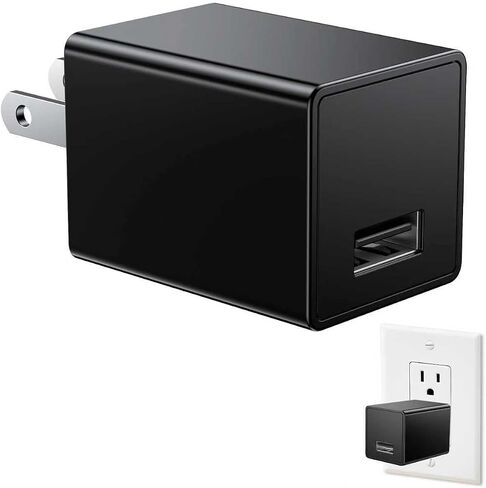 Hidden Spy Camera for Home Use, Mini Security Wireless WiFi Camera-USB Charger Camera - HD Nanny Cam,Indoor Nanny Cam for Baby, Pets, Motion Detection Alert(Video Only) in Saudi Arabia