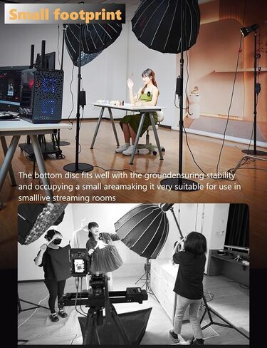 IFOOTAGE Cobra RB-A400,79" Round Base Monopod,SL1 320DN LED Video Light,IContinuous LED Lighting with 5600k Daylight,CRI 98+,Brightness 5600 in Saudi Arabia