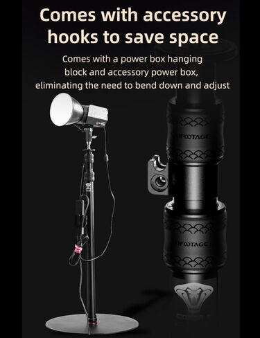 IFOOTAGE Cobra RB-A400,79" Round Base Monopod,SL1 320DN LED Video Light,IContinuous LED Lighting with 5600k Daylight,CRI 98+,Brightness 5600 in Saudi Arabia