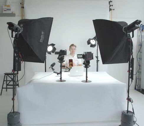 IFOOTAGE Cobra RB-A400,79" Round Base Monopod,SL1 320DN LED Video Light,IContinuous LED Lighting with 5600k Daylight,CRI 98+,Brightness 5600 in Saudi Arabia