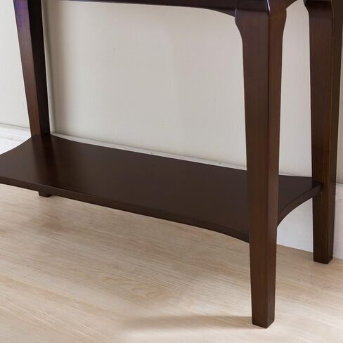 Leick Home 22032 Stratus One Drawer Condo Apartment Hall Console، Heartwood Cherry in Kuwait