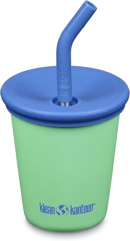 Klean Kanteen 10oz Kid's Cup with Straw Lid - Spring Bud in Saudi Arabia