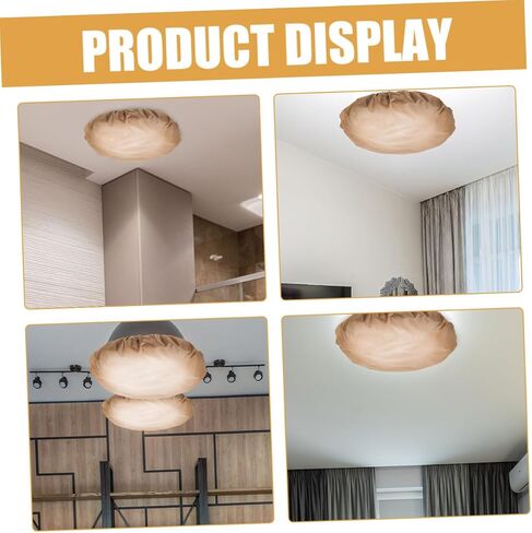 Homoyoyo Brown Pendant Light Diffuser Lamp Shade Cover Glare Light Barrier for Bedroom Living Room Study Lampshade Accessory in Saudi Arabia