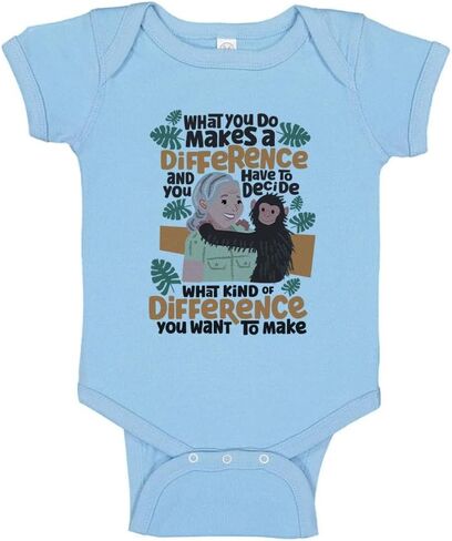 TATY Kids Jane Goodall Quote Baby Infant Bodysuit in Saudi Arabia