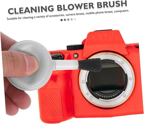 NUOBESTY 8 قطع فرشاة منفاخ عدسة كرة ضغط مع مزيل غبار مضغوط بالهواء لكاميرات DSLR وعدسات وشاشات ولوحات المفاتيح وتنظيف الأدوات الدقيقة in Kuwait