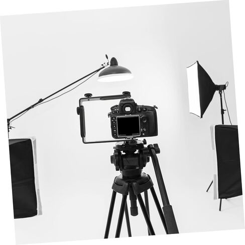 Artibetter Metal Bracket Screw Photography Flash Light Holder for DSLR Cameras with Detachable Dual Metal Connections Vertical Horizontal Position in Saudi Arabia