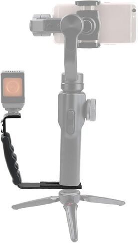 L Shape Camera Flash Bracket Adjustable Angle Aluminum Alloy Camera Flash Mount for Palm 2 2 Handheld Camera in Saudi Arabia