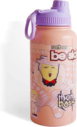 32oz Insulated Stainless Steel Water Bottle, wide-mounth Leakproof With Handle — Presidential Parody Art Print in Saudi Arabia