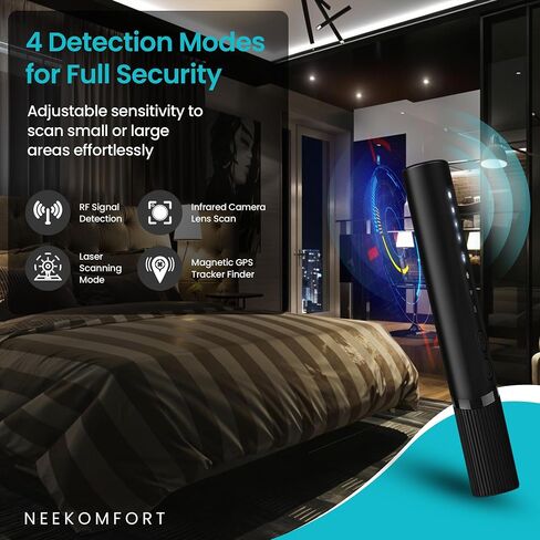 Hidden Camera Detectors and GPS Tracker Detector with RF Signal Scanner, Advanced Hidden Bug and Camera Finder, Anti Spy Bug Detector and GPS Detector for Home, Office, Car, Hotel, and Travel Security in Saudi Arabia