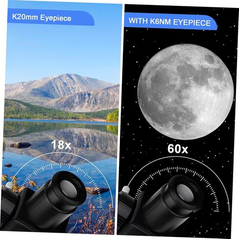 Refractor Telescope with Tripod for Adults and Portable Lightweight Design with Wide Field of View High Definition Astronomy Refractors for Stargazing and Planet Observation in Saudi Arabia