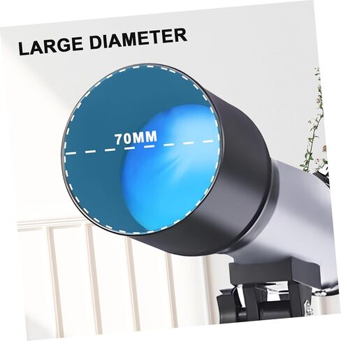 Refractor Telescope with Tripod for Adults and Portable Lightweight Design with Wide Field of View High Definition Astronomy Refractors for Stargazing and Planet Observation in Saudi Arabia