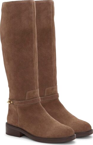 Vince Camuto Women's Adria Ankle Link Extra Wide Calf Knee High Riding Boot, Toasted Taupe, W 9.5 in Saudi Arabia
