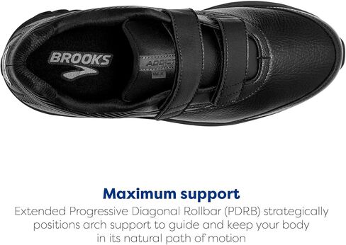 حذاء المشي Brooks Women's Addiction Walker V-Strap 2 أسود 10.5 B in Kuwait