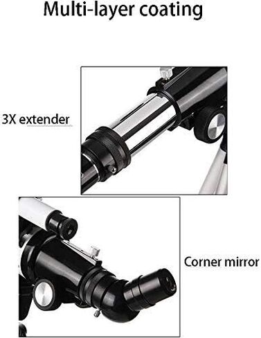 Telescope,Monoculars Telescope High Power Refracting Telescope,50-100mm Caliber,Travel Telescope, telescopes for Astronomy Beginners, Telescope with Tripod and Backpack Binoculars in Saudi Arabia
