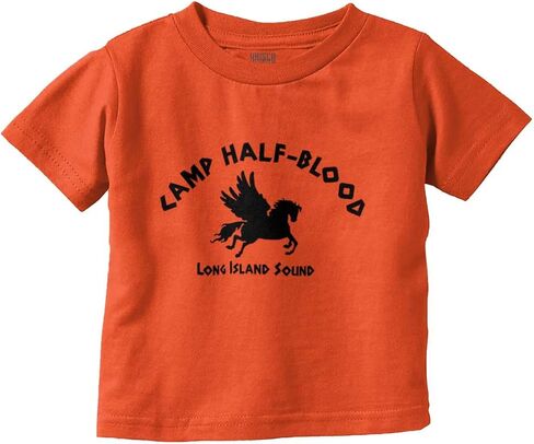 Brisco Brands Camp Half Blood Greek Mythology Toddler Baby Graphic T Shirt in Saudi Arabia
