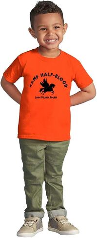 Brisco Brands Camp Half Blood Greek Mythology Toddler Baby Graphic T Shirt in Saudi Arabia