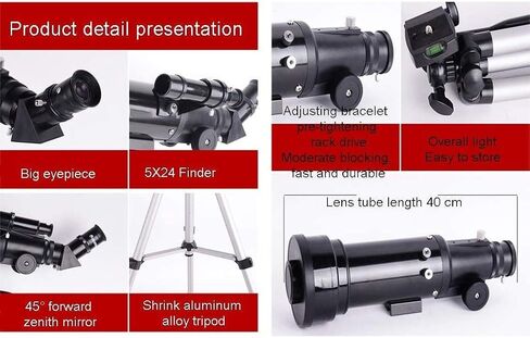 Telescope,Monoculars Telescope High Power telescopes for Adults Astronomy Beginners 70mm Astronal telescopes with Tripod Refractor Telescope and Carrying Bag Travel Telescope Binoculars in Saudi Arabia
