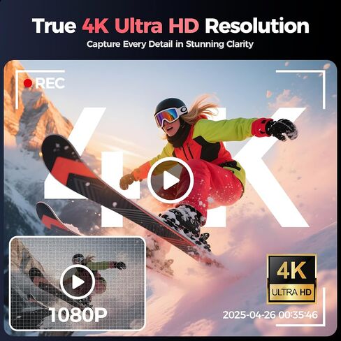 الكاميرا الرقمية 4K للتصوير الفوتوغرافي المتخلف: كاميرات 64 ميجابكسل للفيديو - 16x هدايا الكاميرا للتكبير ، تتراوح أعمارهم بين 8-18 - 180 درجة شاشة مضغوطة Cámara - نقطة وتصوير كاميرات رقمية من أجل YouTube in Kuwait