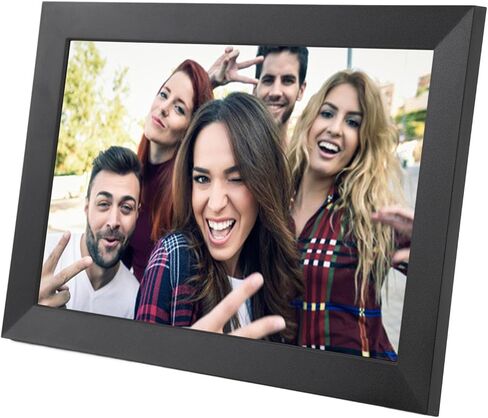 إطار صورة رقمي، تطبيق للتحكم في الوضع الأفقي، إطار صور ذكي بشاشة لمس 10 بوصة مع مساحة تخزين 16 جيجابايت لـ Frameo (قابس أمريكي) in Kuwait