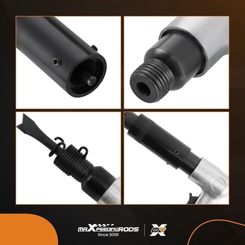 maXpeedingrods Air Needle Scaler with Hammer Chisel Kit, 4500 BPM Pneumatic Needle Gun for Metalworks, Rust, Weld & Paint Remover, Pistol Grip Metal Scraper Air Compressor Accessories in Saudi Arabia