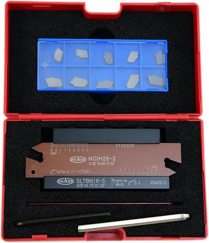 SHARS 5/8" Self-Lock Cut-Off Tool Carbide Kit w/GTN Inserts 15 pcs 404-0426 P] in Saudi Arabia