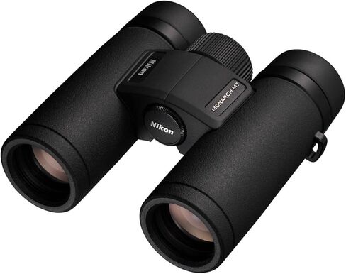 مجموعة منظار نيكون مونارك M7 8x42 | منظار مدمج مقاوم للماء ومقاوم للضباب مزود بزجاج منخفض التشتيت وطلاءات منشورية متعددة الطبقات + قبعة توبو وقلم عدسة وألياف دقيقة للمغامرات الخارجية in Kuwait