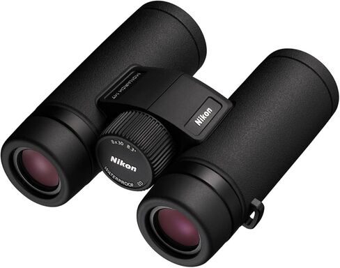 مجموعة منظار نيكون مونارك M7 8x42 | منظار مدمج مقاوم للماء ومقاوم للضباب مزود بزجاج منخفض التشتيت وطلاءات منشورية متعددة الطبقات + قبعة توبو وقلم عدسة وألياف دقيقة للمغامرات الخارجية in Kuwait