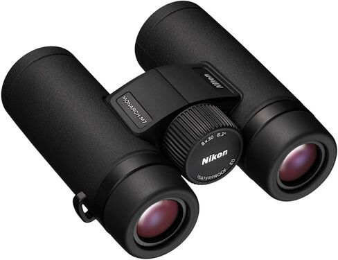 مجموعة منظار نيكون مونارك M7 8x42 | منظار مدمج مقاوم للماء ومقاوم للضباب مزود بزجاج منخفض التشتيت وطلاءات منشورية متعددة الطبقات + قبعة توبو وقلم عدسة وألياف دقيقة للمغامرات الخارجية in Kuwait