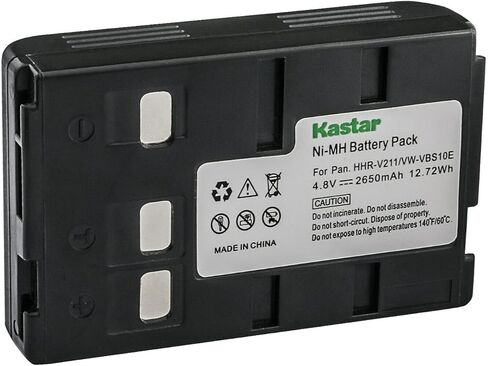Kastar HHR-V211 / VW-VBS10E Battery 1-Pack Replacement for Panasonic NV-RX10 NV-RX100 NV-RX101 NV-RX10A NV-RX10EN NV-RX11 NV-RX11A NV-RX11EG NV-RX11EN NV-RX11ENH NV-RX19 NV-RX1A NV-RX2 NV-RX20 Camera in Saudi Arabia