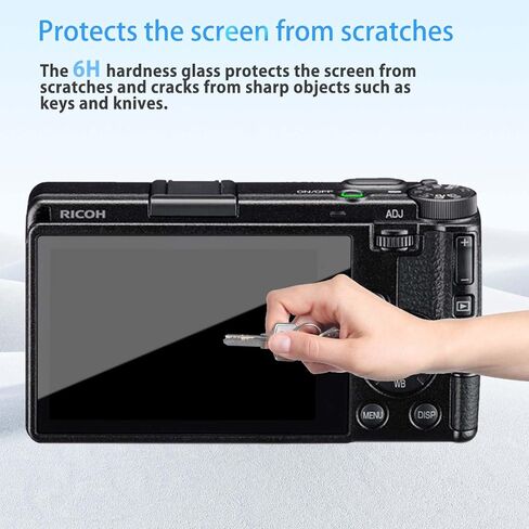[عبوة من قطعتين] واقي شاشة لـ Ricoh GR IV، طبقة واقية عالية الدقة، صلابة 6 ساعات، خدش، مضاد لبصمات الأصابع، فيلم واقي لكاميرا Ricoh GR IV (ليس زجاجًا مقسى) in Saudi Arabia