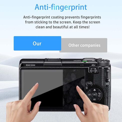 [عبوة من قطعتين] واقي شاشة لـ Ricoh GR IV، طبقة واقية عالية الدقة، صلابة 6 ساعات، خدش، مضاد لبصمات الأصابع، فيلم واقي لكاميرا Ricoh GR IV (ليس زجاجًا مقسى) in Saudi Arabia