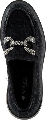 حذاء نسائي من PATRIZIA Marlen Velvet Loafers بزخرفة معدنية وتفاصيل كريستالية وملاءمة مريحة in Saudi Arabia