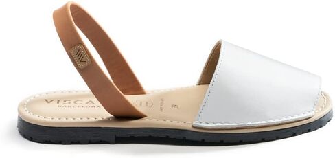 VISCATA Menorquina Leather Avarcas ½" Heel Women's Flat Sandals with premium quality leather and extra comfort for all Casual Occasions. Handmade in Menorca. in Saudi Arabia