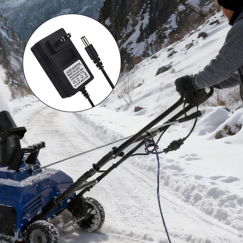 شاحن بطارية ليثيوم 24 فولت لـ Snow Joe & Sun Joe، شاحن سريع 24 فولت Sunjoe متوافق مع بطاريات سلسلة iBAT24 24VBAT 24VBAT-LTE سلك محول الطاقة in Kuwait