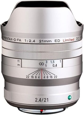 Pentax FA 21mmF2.4ED Limited DC WR Black Ultra-Wide-Angle Single Focus Lens [for use with Full Frame DSLR ] Limited, machined Aluminum Barrel, (28040) in Saudi Arabia