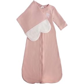 Safe Organic Newborn Baby Sleep Sack & Wrap Blanket | Natural Transitional Accessory for Calming Sleep Support in Saudi Arabia