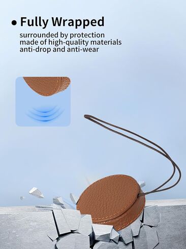 Specially Designed Lens Cap for Fujifilm Instax Mini Evo Camera,UYRUREL Stable and Wear-Resistant Genuine Leather Lens Cap Protects Against Scratches.Borwn in Saudi Arabia