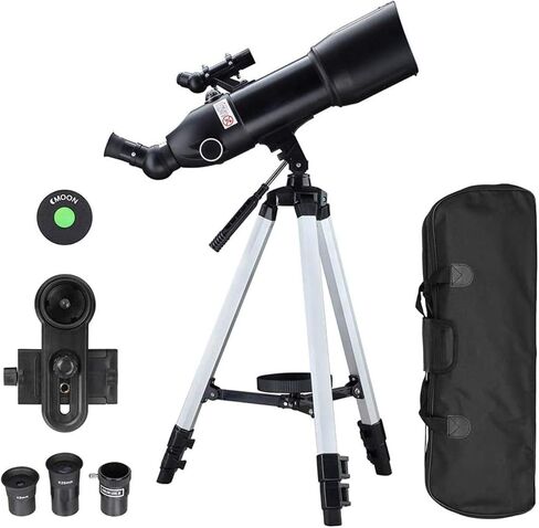 Telescopes for Adults Astronomy, High Power 16-133X Moonshot Monocular Beginner Telescope, Astronomical Telescope with High Stand Storage Bag, with Phone Stand in Saudi Arabia