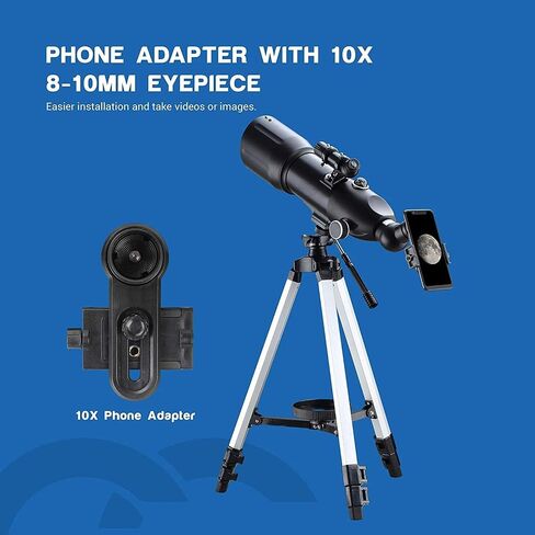 Telescopes for Adults Astronomy, High Power 16-133X Moonshot Monocular Beginner Telescope, Astronomical Telescope with High Stand Storage Bag, with Phone Stand in Saudi Arabia
