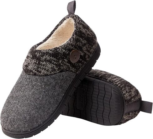 شبشب منزلي مريح من Magtoe للنساء مع بطانة من الصوف المخملي من الإسفنج الذكي - حذاء داخلي منزلي غير قابل للانزلاق للشتاء الدافئ in Kuwait