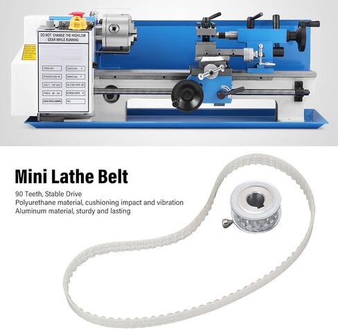 Mini Lathe Belt Replacement 1.5M 90 Teeth Polyurethane Drive Belt for 0618 0618-3B 7x10 7x12 7x14 in Saudi Arabia