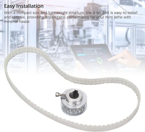 Mini Lathe Belt Replacement 1.5M 90 Teeth Polyurethane Drive Belt for 0618 0618-3B 7x10 7x12 7x14 in Saudi Arabia
