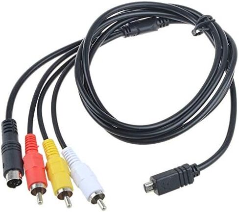 Accessory USA 5ft AV A/V Audio Video HD TV Cable Cord Lead for Sony Handycam DCR-SR40 DCR-PC103/e in Saudi Arabia