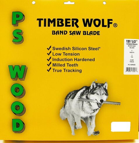 PS Wood Timber Wolf 131 1/2 x 1 x 3 tpi شفرة المنشار الشريطية in Saudi Arabia